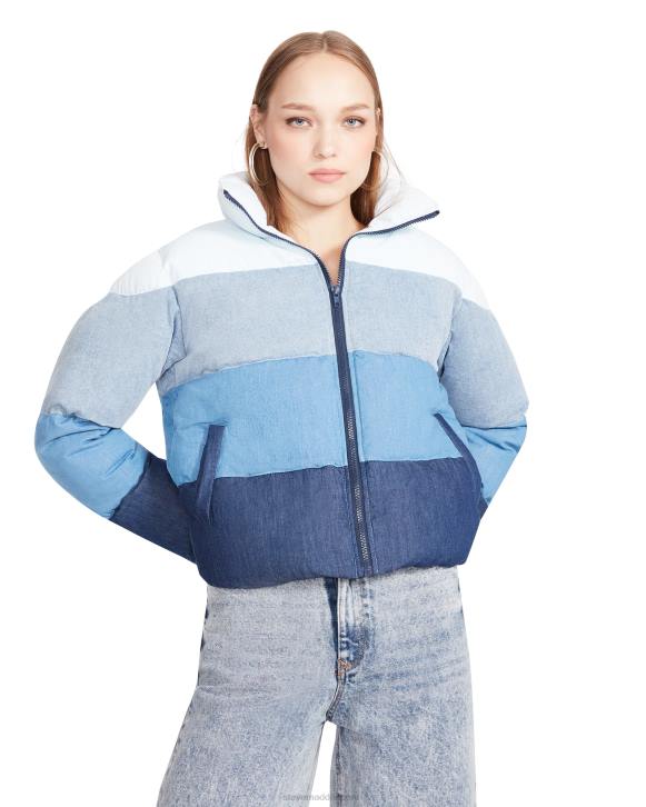 Steve Madden agotador mujer chaqueta de margarita 4DZJ614 tela de mezclilla