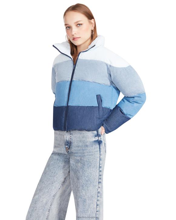 Steve Madden agotador mujer chaqueta de margarita 4DZJ614 tela de mezclilla