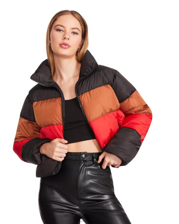 Steve Madden agotador mujer chaqueta de margarita 4DZJ615 negro