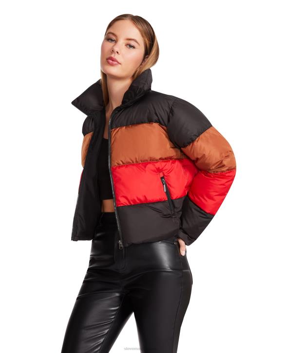Steve Madden agotador mujer chaqueta de margarita 4DZJ615 negro