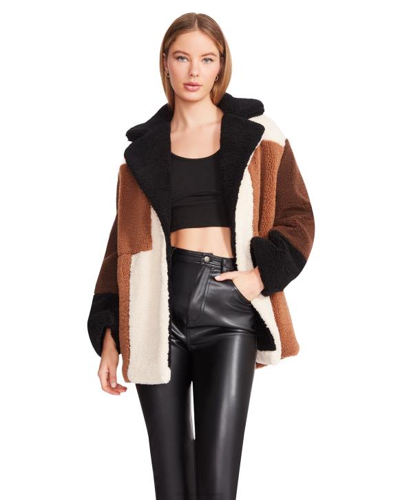 Steve Madden agotador mujer chaqueta de sauce 4DZJ617 Marfil