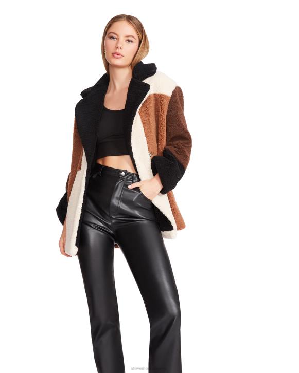 Steve Madden agotador mujer chaqueta de sauce 4DZJ617 Marfil