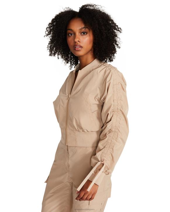 Steve Madden agotador mujer chaqueta emory 4DZJ586 hueso/caqui