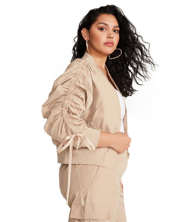 Steve Madden agotador mujer chaqueta emory 4DZJ586 hueso/caqui