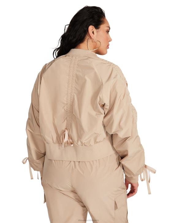Steve Madden agotador mujer chaqueta emory 4DZJ586 hueso/caqui