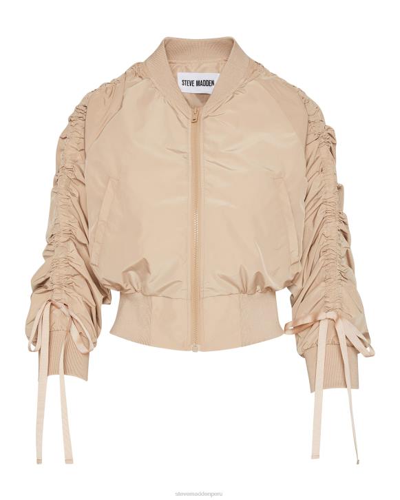 Steve Madden agotador mujer chaqueta emory 4DZJ586 hueso/caqui