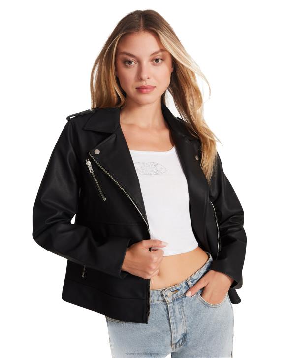 Steve Madden agotador mujer chaqueta julia 4DZJ609 negro