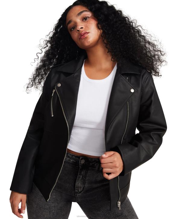 Steve Madden agotador mujer chaqueta julia 4DZJ609 negro