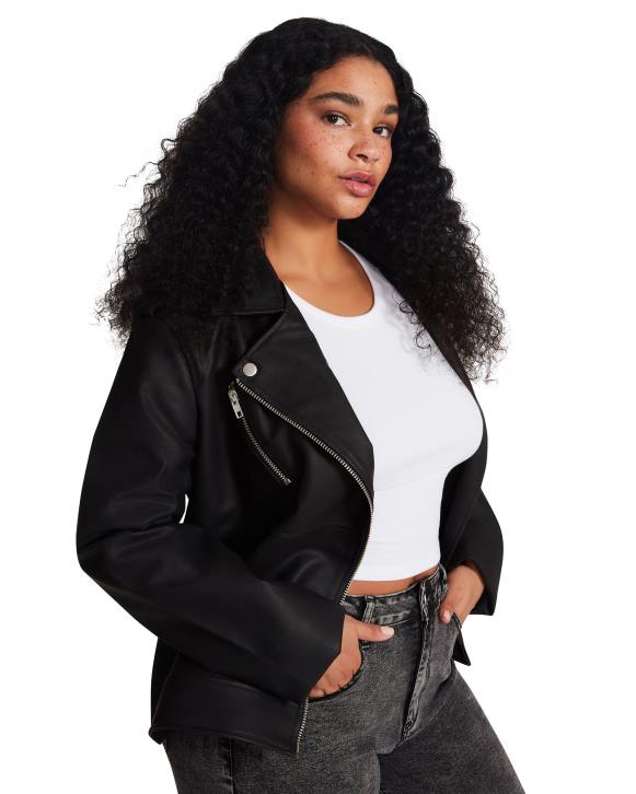 Steve Madden agotador mujer chaqueta julia 4DZJ609 negro