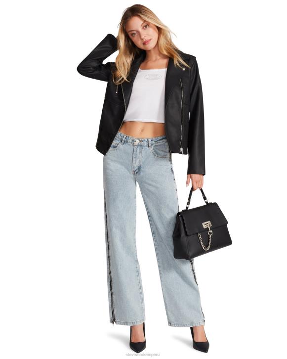 Steve Madden agotador mujer chaqueta julia 4DZJ609 negro