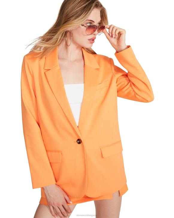 Steve Madden agotador mujer chaqueta kaira 4DZJ578 naranja