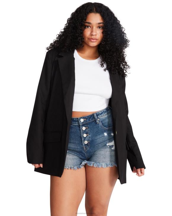 Steve Madden agotador mujer chaqueta kaira 4DZJ579 negro