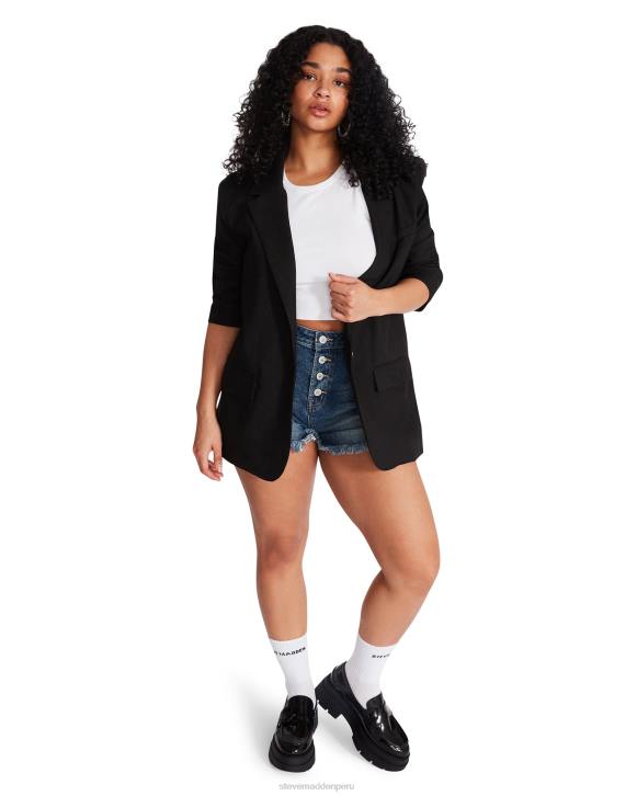 Steve Madden agotador mujer chaqueta kaira 4DZJ579 negro