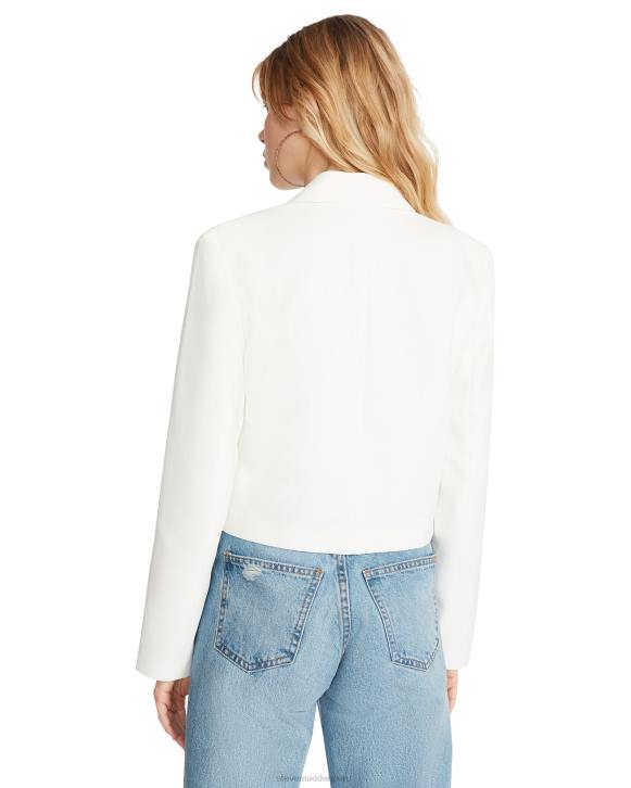 Steve Madden agotador mujer chaqueta kurtney 4DZJ588 blanco