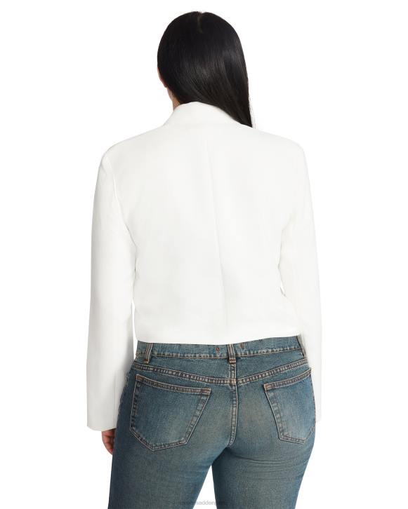 Steve Madden agotador mujer chaqueta kurtney 4DZJ588 blanco