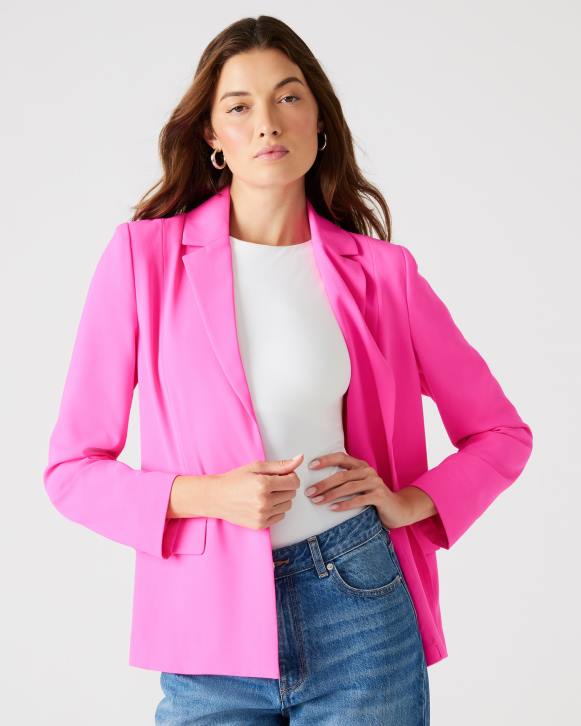 Steve Madden agotador mujer chaqueta payton 4DZJ573 Rosa caliente