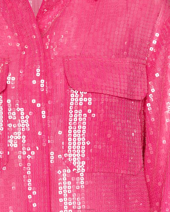 Steve Madden agotador mujer chaqueta symone 4DZJ581 Rosa caliente