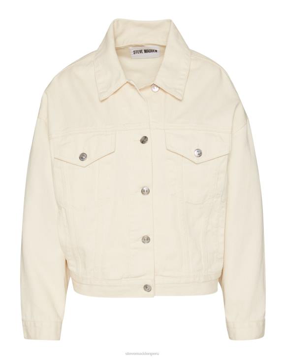 Steve Madden agotador mujer chaqueta vaquera siena 4DZJ584 crema