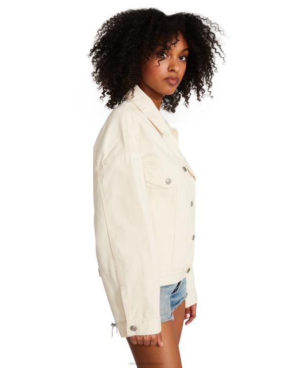 Steve Madden agotador mujer chaqueta vaquera siena 4DZJ584 crema