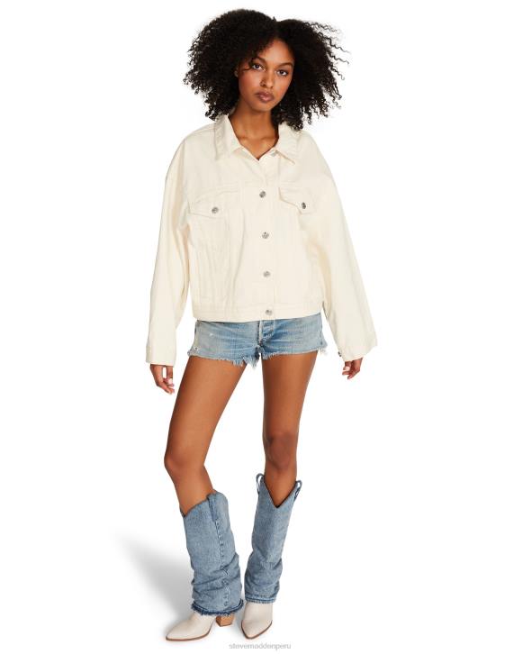 Steve Madden agotador mujer chaqueta vaquera siena 4DZJ584 crema