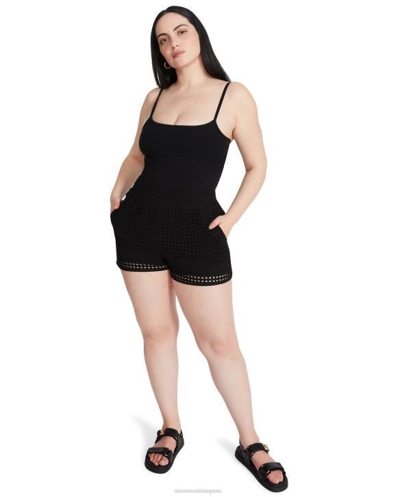 Steve Madden agotador mujer Glennon corto 4DZJ665 negro