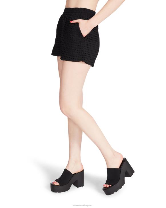 Steve Madden agotador mujer Glennon corto 4DZJ665 negro