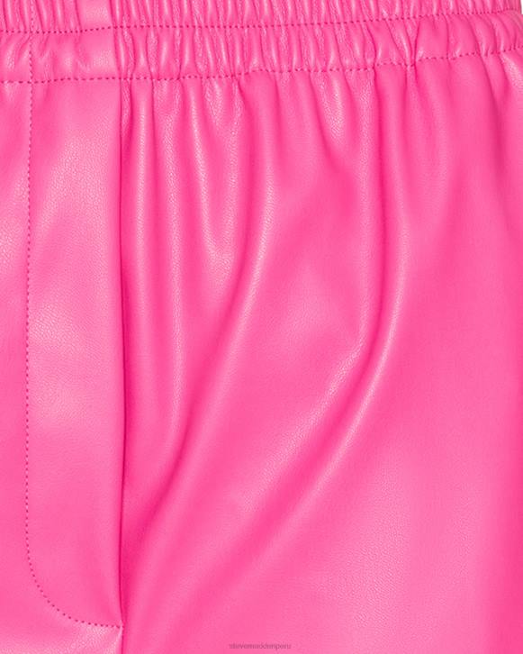 Steve Madden agotador mujer fonda corta 4DZJ639 Rosa caliente
