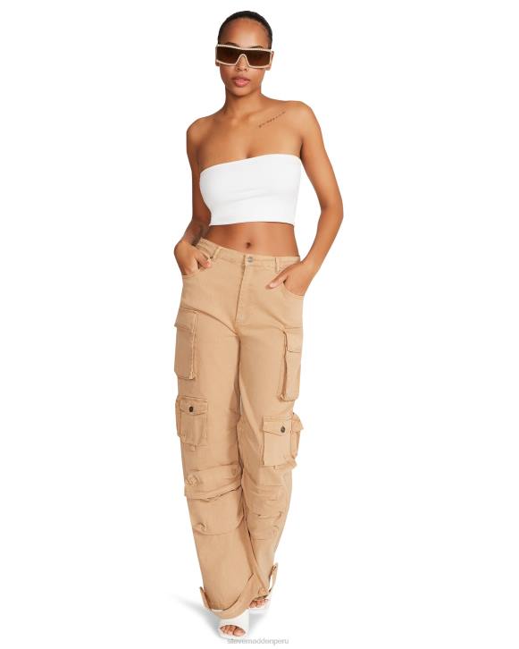 Steve Madden agotador mujer pantalón brody 4DZJ633 gris pardo