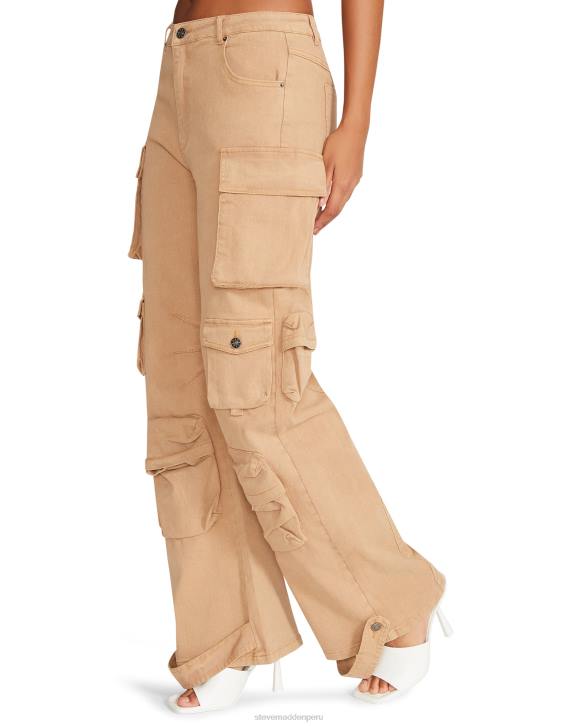 Steve Madden agotador mujer pantalón brody 4DZJ633 gris pardo