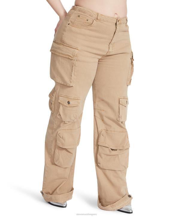 Steve Madden agotador mujer pantalón brody 4DZJ633 gris pardo