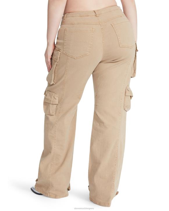Steve Madden agotador mujer pantalón brody 4DZJ633 gris pardo