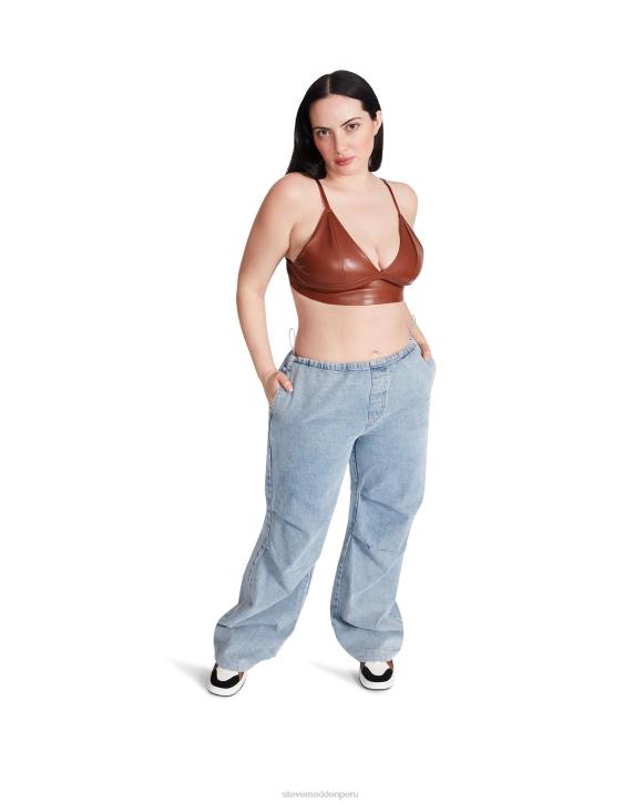 Steve Madden agotador mujer pantalón de paracaídas pia 4DZJ636 tela de mezclilla