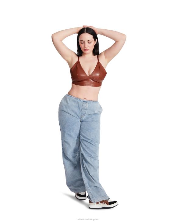 Steve Madden agotador mujer pantalón de paracaídas pia 4DZJ636 tela de mezclilla