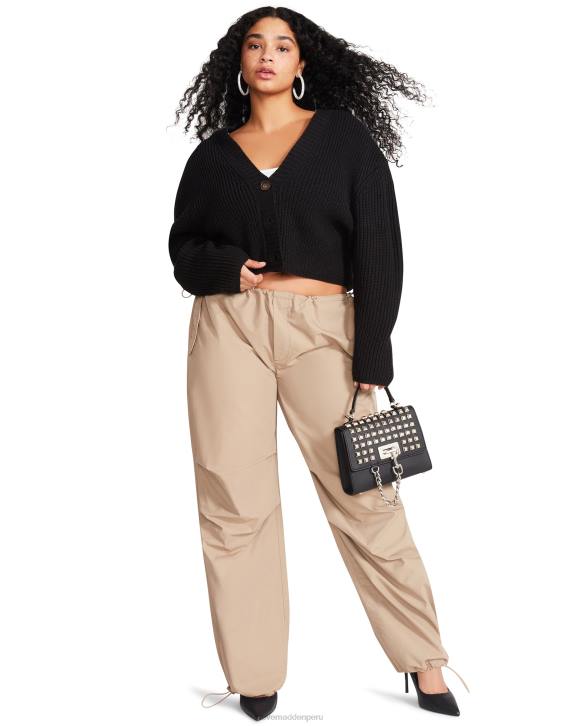 Steve Madden agotador mujer pantalón de paracaídas pia 4DZJ655 caqui/beige
