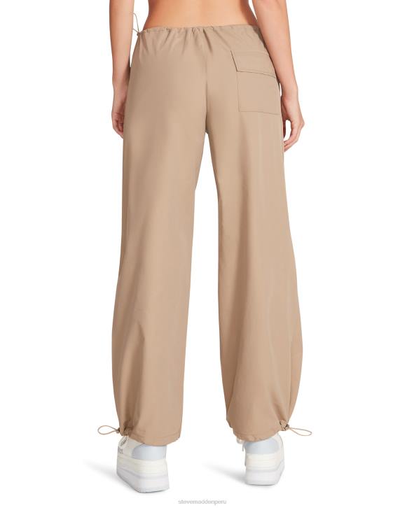 Steve Madden agotador mujer pantalón de paracaídas pia 4DZJ655 caqui/beige
