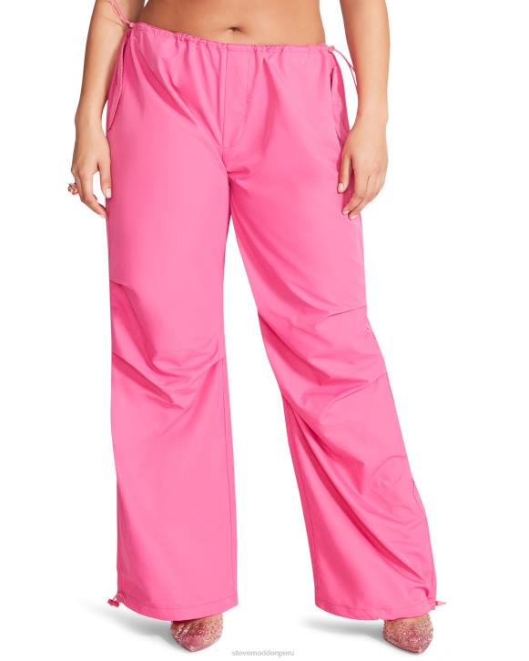 Steve Madden agotador mujer pantalón de paracaídas pia 4DZJ671 rosa