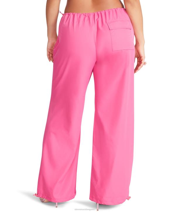 Steve Madden agotador mujer pantalón de paracaídas pia 4DZJ671 rosa
