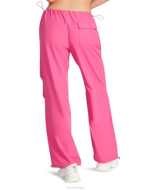 Steve Madden agotador mujer pantalón de paracaídas pia 4DZJ671 rosa