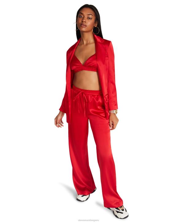 Steve Madden agotador mujer pantalón dorian 4DZJ680 rojo