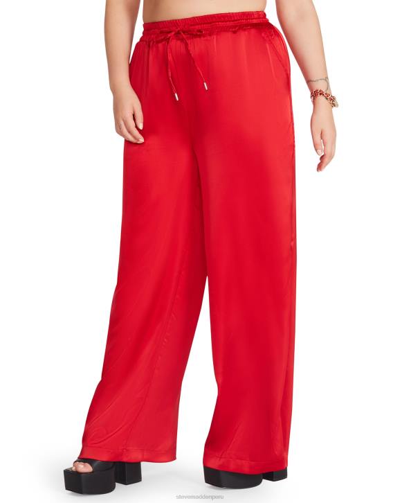 Steve Madden agotador mujer pantalón dorian 4DZJ680 rojo