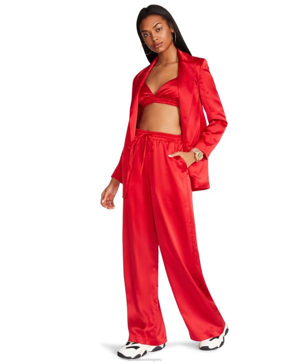 Steve Madden agotador mujer pantalón dorian 4DZJ680 rojo