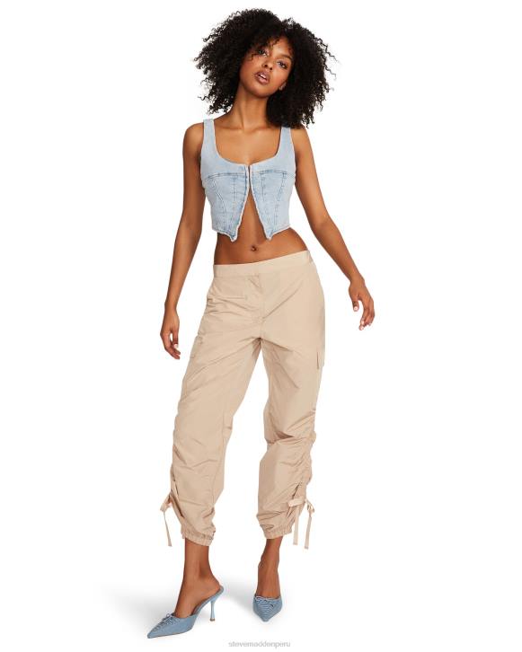 Steve Madden agotador mujer pantalón hally 4DZJ640 hueso/caqui