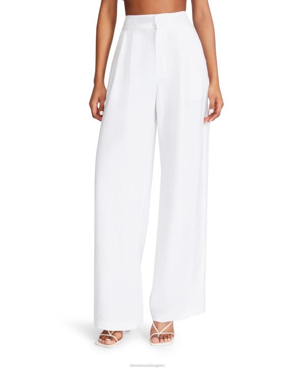 Steve Madden agotador mujer pantalón isabela 4DZJ632 blanco