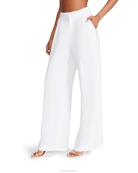 Steve Madden agotador mujer pantalón isabela 4DZJ632 blanco