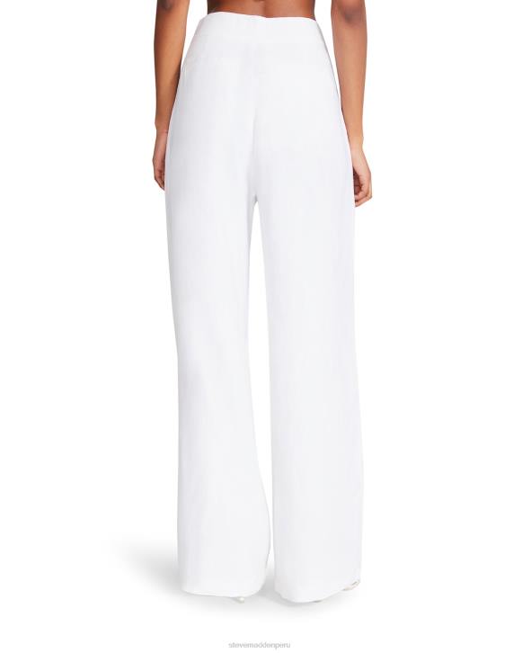 Steve Madden agotador mujer pantalón isabela 4DZJ632 blanco