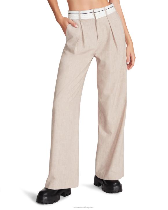 Steve Madden agotador mujer pantalón izzie 4DZJ645 color topo claro