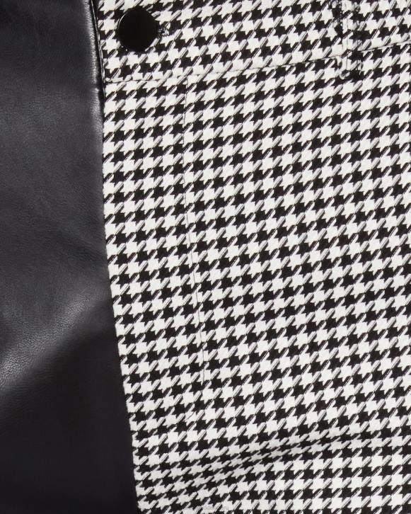 Steve Madden agotador mujer pantalón mackenzie de pata de gallo 4DZJ685 blanco