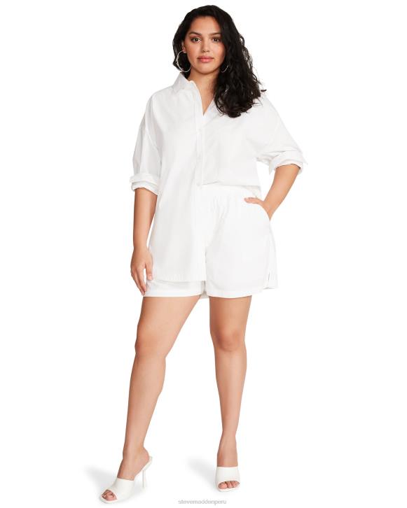 Steve Madden agotador mujer tish corto 4DZJ678 blanco