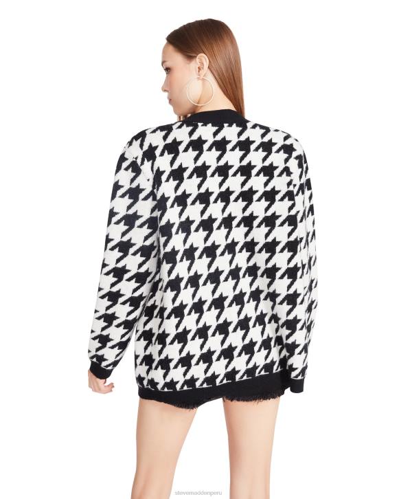 Steve Madden agotador mujer cárdigan deportivo 4DZJ788 blanco