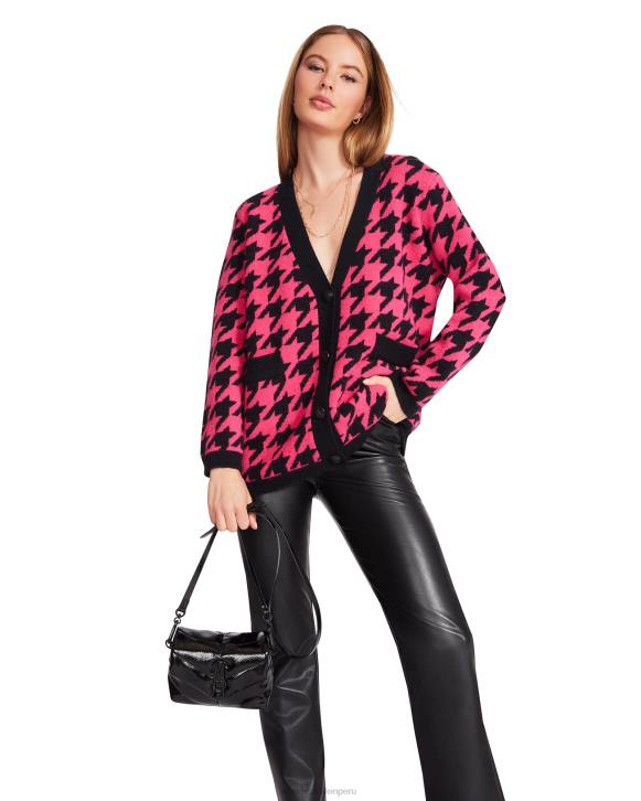 Steve Madden agotador mujer cárdigan deportivo 4DZJ789 Rosa caliente